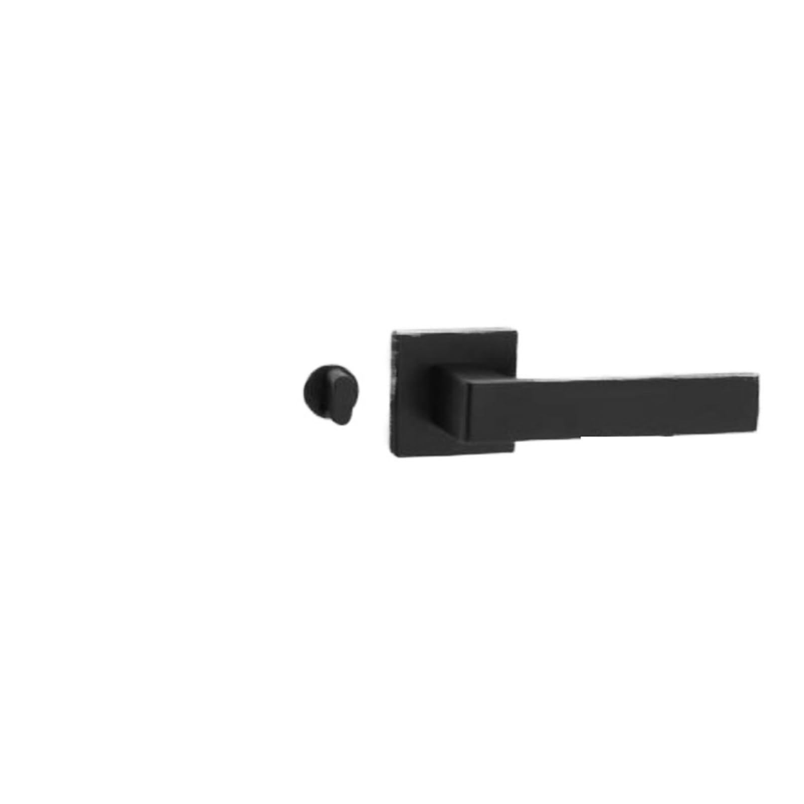 NYRXRYTCA Minimalist Door Lock Indoor Bedroom Door Lock Door Handle Modern Magnetic Silent Lock Ecological Wooden Door Lock zinc Alloy Lock(H)