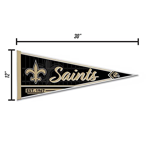 Image of Rico Industries NFL Football Classic 12 inch x 30 inch Felt Wall Decor Pennant - Great for Home /Bed Room /Man Cave Decor