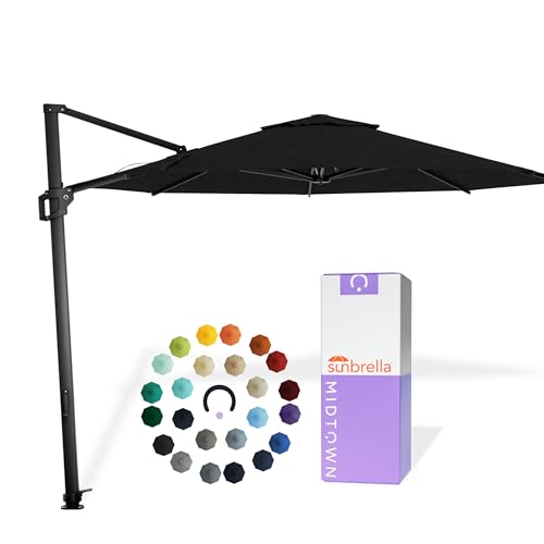Image of Midtown Umbrellas Grande Round - 10 Ft Cantilever Umbrella
