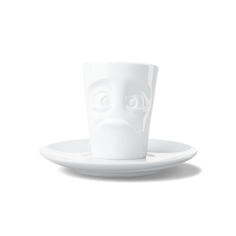 Tasse à expresso Fifty Eight T02.13.01 en porcelaine blanche