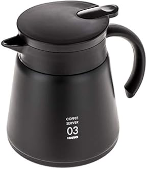 Hario V60 Insulated Metal Server, 800ml, Black