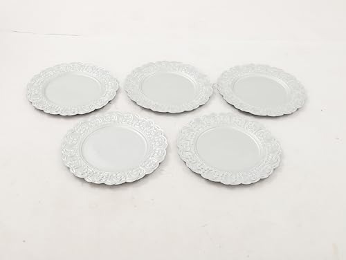 100 Platos Cargadores Dorados de Plástico de 13 Pulgadas miniatura 7