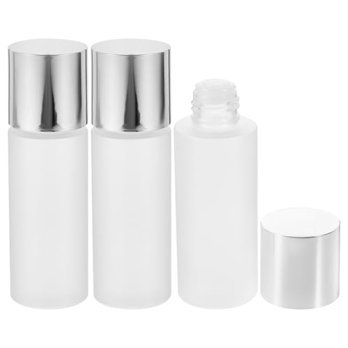 COLLBATH 3 Piezas Botella de Loción de Viaje Rellenable de 100ml Diseño a Prueba de Fugas y Material Pet Adecuado para Camping y Viajes de Negocios
