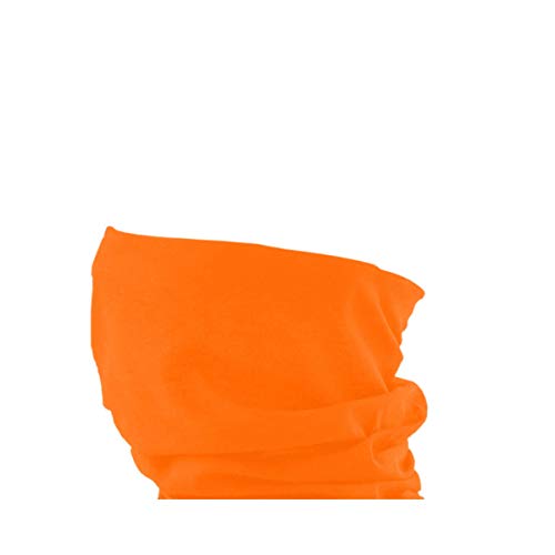Oblique Unique Damen/Herren Mikrofaser Multifunktionstuch K-150 (Neon Orange)