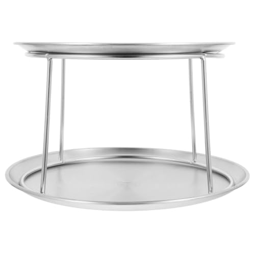 Soporte de exhibición de mariscos con diseño elegante de acero 2