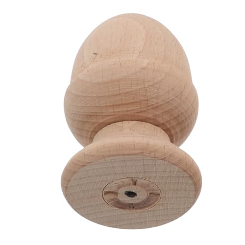 Balaustre europeo de madera tallada accesorio decorativo natural de 6x10 cm L81 DIY