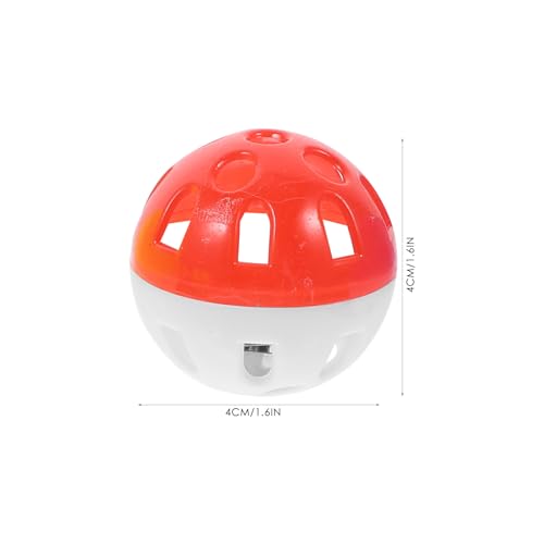 minkissy Parrot Bell Balls Hollow Rolling Chew Toys for Medium Parakeets Cage Bird Foraging Play Safe Durable - Image 2