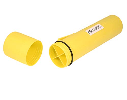 WELDINGER Elektrodenköcher 85 x 370 mm wasserdicht 4 Kammernfür Schweißelektroden