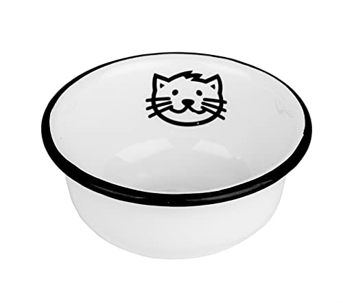 Ib Laursen Fressnapf f.Katze Emaille