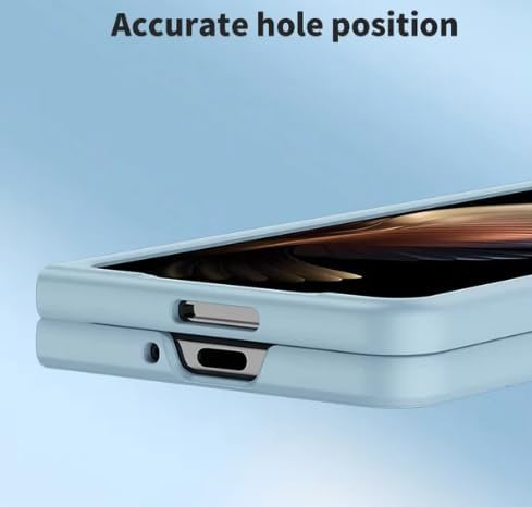 Image of Connexa Silicon UltraGuard Pro Back Cover for Galaxy Fold 6 - Shockproof, Anti-Slip Grip, Drop-Resistant, and Enhanced Corner Protection (Smart Phone NOT Included) (Sky Blue)
