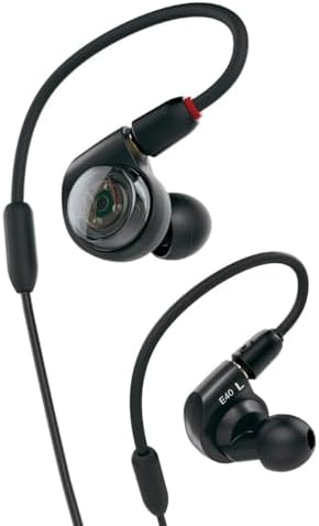 Audio-Technica Fones de ouvido intra-auriculares profissionais AT...