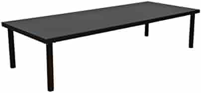 フリーローテーブル　120×60 ブラック Amazon | フリーローテーブル120×60cmブラック(TZ-1260BK