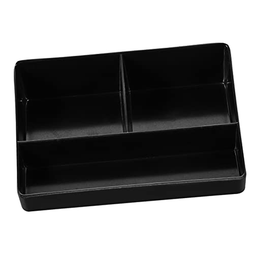 EPIGEIST Organizador de Bolsitas de Café y Té con Compartimentos Soporte Multifuncional para Azúcar y Condimentos Caja Portátil para Cocina y Oficina Color Negro