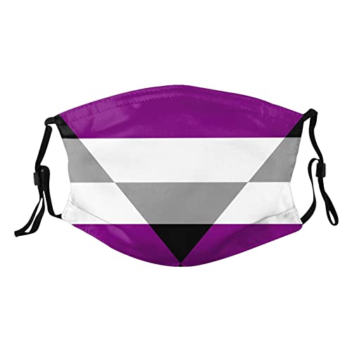 Aegosexual Autochorissexual Akiosexual Pride Flag Mask Protect Respiratory System Breathe with Peace of Mind Black