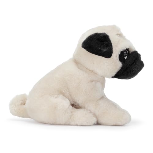 Zappi Co Mops Kuscheltier (22cm) Treuer Mopsfreund zum Kuscheln – Weich, Flauschig & Nachhaltig – Knuffiges Gesicht mit Charakter
