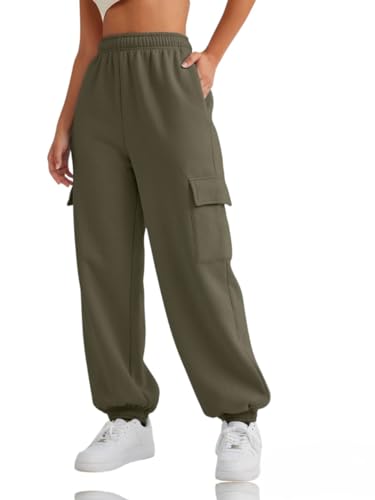 Image of dockstreet Girls /Women Cargo Joggers in Pure Thick Hosiery Soft Cottonfor a Relaxed Feel /Multipurpose in Their use for Athletic, Casual, Everyday wear and Suitable for All Seasons