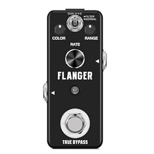 Control your sound dynamics effortlessly with intuitive knob controls. This pedal allows for precise adjustments, enabling you to sculpt your music with depths and rates that suit your musical style and preference. this pedal commitment to quality an...