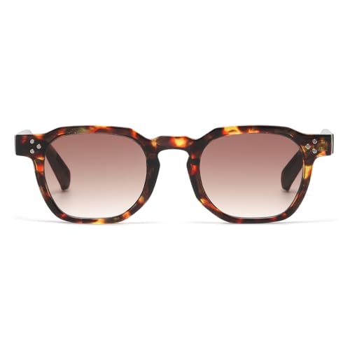 Image of Gleyemor Stylish Retro Sunglasses for Men Women Fashion Vintage Square Sunglasses UV400 Protection Shades