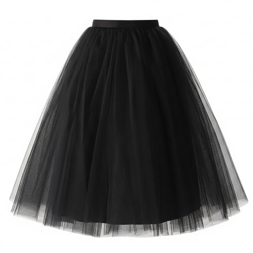 Jupon bouffant en tulle de style robe de bal avec coupe en A fluide