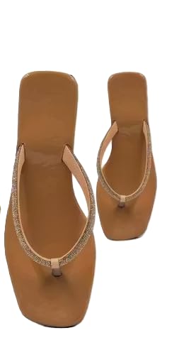 Women Stylish Flats Fashion Sandal For Party & Wedding/Casual Flat Sandals For Women's & Girls_TA10_Brown_08-picture-48