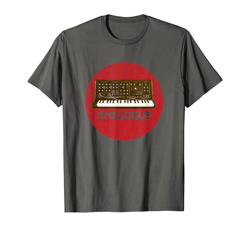 Sintetizador analógico Japan Analog Synth Graphic t-shirt, cinza, S