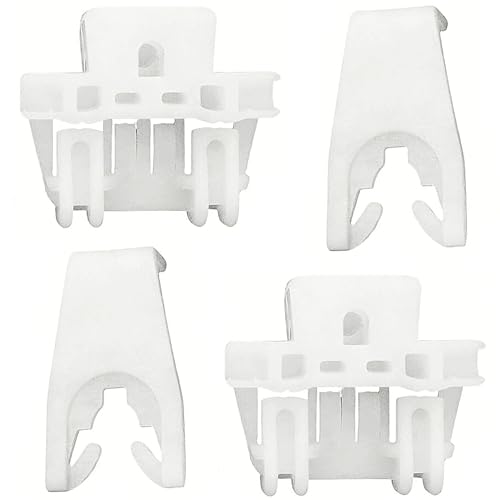 ANBOO 2 clips agrafes de réparation lève-vitre porte avant, 7700842240 7700842241 7701207254 7701207255 Compatible avec Renault Clio 2(gauche ou droite)