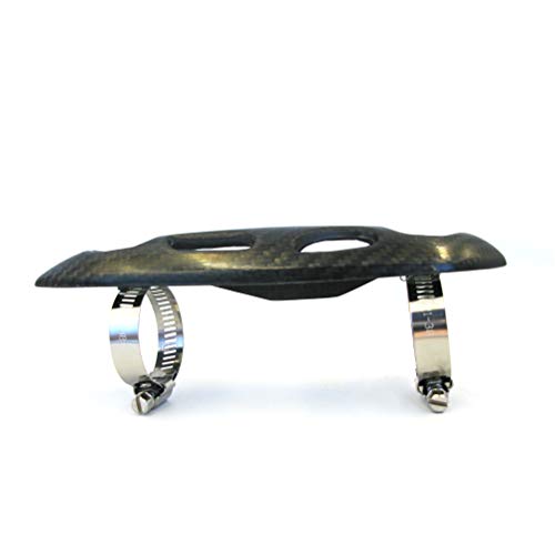 Otom Motorcycle Exhaust Silencer, Abs Universal Carbon Fiber Exhaust Muffler Silencer Pipe Protector Heat Shield Decor Guard Motocross Dirt For Crf We Kxf #TOP2