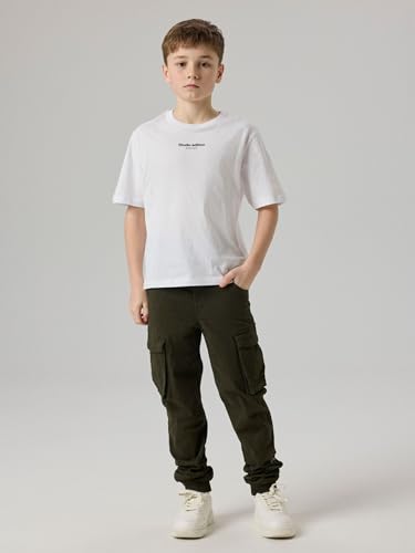 Pantalon cargo garçon Name IT résistant coupe droite colophane 13 ans - 2