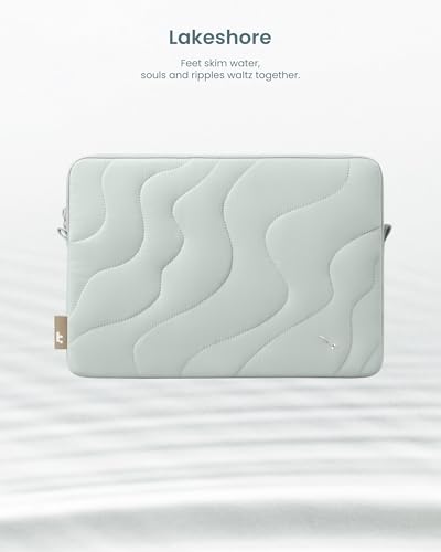 tomtoc 360 Protective Puffy Laptop Sleeve for 13-inch New MacBook Air M4/M3/M2/M1 (2025-2018) A3240 A3113 A2681 A2337, 13-inch MacBook Pro M2/M1, 13" iPad Pro M4 & Air M3/M2, Quilted Soft Puffer Bag - Image 2