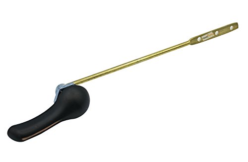 Bronze Toilet Tank Flush Lever Handle, Universal Front Mount with Nut Lock, Fits Most Toilets