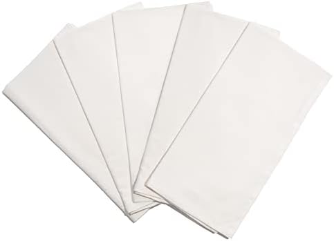 Bread Towels for Proofing Cover - 100% Organic Cotton Bread Cloth for Rising - Breathable Tea Towel for Bread Making - Unbleached Baking Towels - Bread Basket Cloth Napkin - 27"x27" (Natural - 5 Pack)