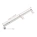 BaotyJie Astronomical Telescope Weighting Rod Easy to Install Metal Counterweight Bar Extension Rod for Home, 31.4cm