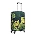 NLCUUIQ Cute Green Frogs Travel Luggage Cover Fashion Stretch Suitcase Protector Washable Dust Proof Suitcase Cover Anti-Scratch Elastic Travel Baggage Covers Fits 29-32 Inch Luggage