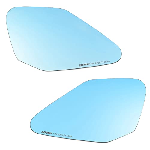 デイトナ ハイビジミラー バイク用 ミラー 貼り付けタイプ Ninja ZX-25Rなど 広角 防眩 眩しさ軽減 KAWASAKI1 ブルー 29709のサムネイル