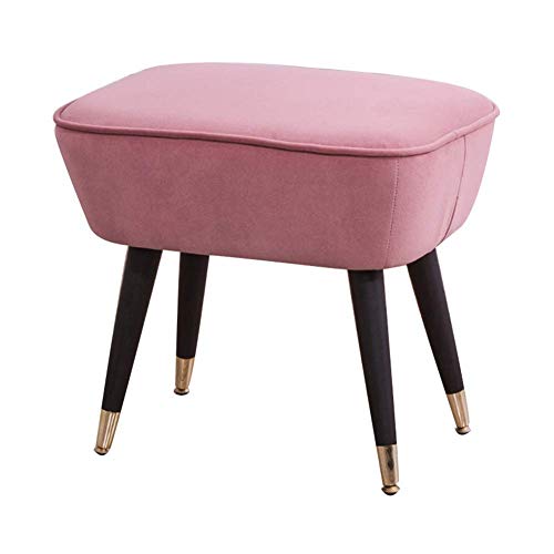 Taburete para sofá rosa ideal para decorar la sala de estar moderna 2