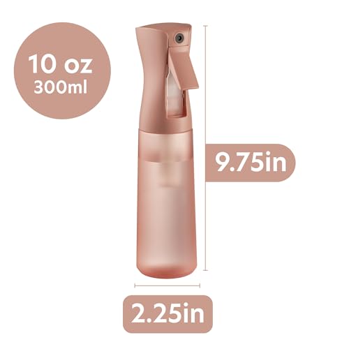 10 OZ Continuous Spray Bottles - Ultra Fine Mist Sprayer | Water Spray Bottle For Hair Stuff, Mister Spray Bottle For Plants Mister | Hair Spray Bottles For Hairstyling, Cleaning, Salons2
