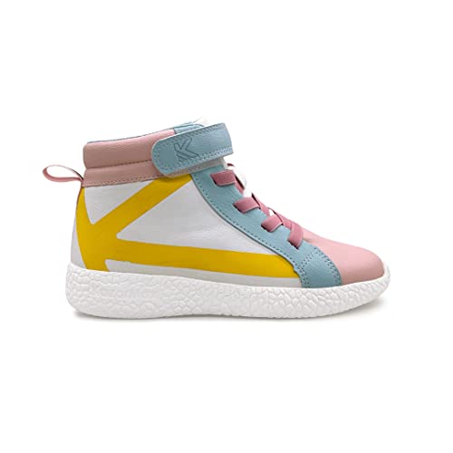 Image of KazarMax Hopits Kids Boys and Girls Ankle Length | High Top | Slip-on Sneakers Shoes | Lightweight | Outdoor Shoes Collection