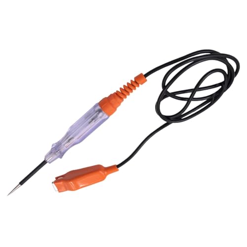 Gihioue Sicherungstester Automobil, Auto Sicherungstester, Hochleistungs-Test-Lichtspannung 6-24V Circuit Tester, Elektrisches Werkzeug mit verlängerter Federdrahtsonde Sicherungsstift für Auto