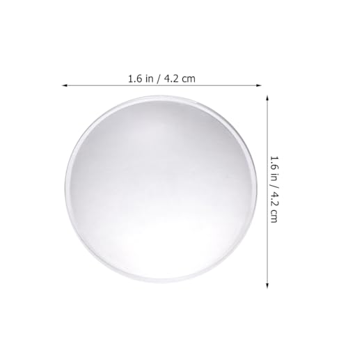Image of Hemobllo Magnifier 1.6 Inch Double Convex Acrylic Lens Reading Repair 60pcs
