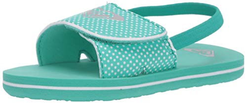 Image of Roxy Girl's TW Finn Sling Back Flip Flop Sandal Sandal, NAVY DREAM, 7 M M US Toddler