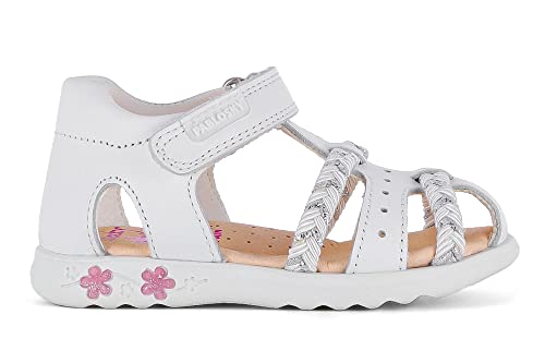 Pablosky 012000 Sandalen met hak voor baby's, meisjes, wit, 20 EU - Afbeelding 5