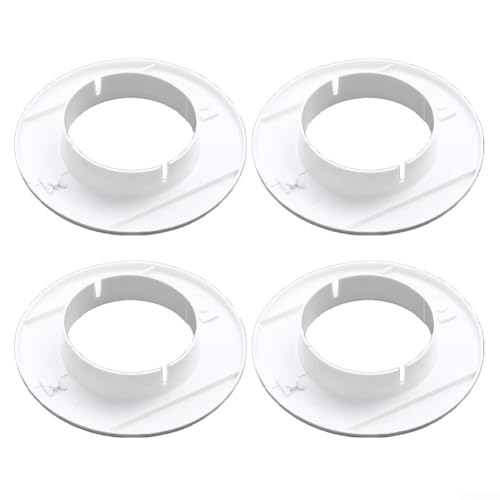 Yhenlovtt Stilvolle Klimaanlagen-Wandabdeckung für weiße AC-Rohre, 75 mm, PP-Gewebe, dekorativ und Lochabdeckung zum Verstecken unansehnlicher Kabel...