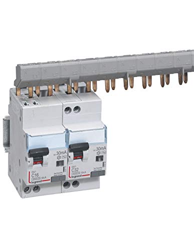 410714 Legrand Disjoncteur différentiel 20A type AC 30mA - DX³4500 1P+N