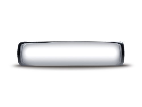 5.5Mm Euro Comfort Fit Wedding Band/Ring 14 Kt White Gold Size 11 #TOP3