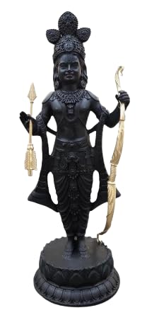 Statue Ram Lalla Ayodhya noire pour créer un coin zen et méditatif dans votre salon