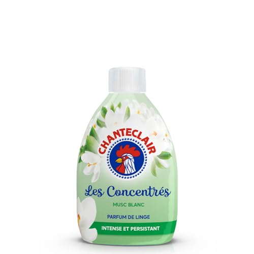 Chanteclair - Parfum de Linge Musc Blanc, Intense et Persistant, 22 Doses - 220 ml