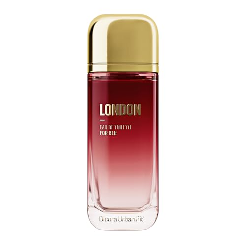London by Dicora Urban Fit - Perfumes for Women - Notes of Bergamot, Almond, Jasmine, Iris, Tonka Bean, Cinnamon, and Vanilla - 5.07 oz EDT Spray London by Dicora Urban Fit - Perfumes for Women - Notes of Bergamot, Almond, Jasmine, Iris, Tonka Bean, Cinnamon, and Vanilla - 5.07 oz EDT Spray