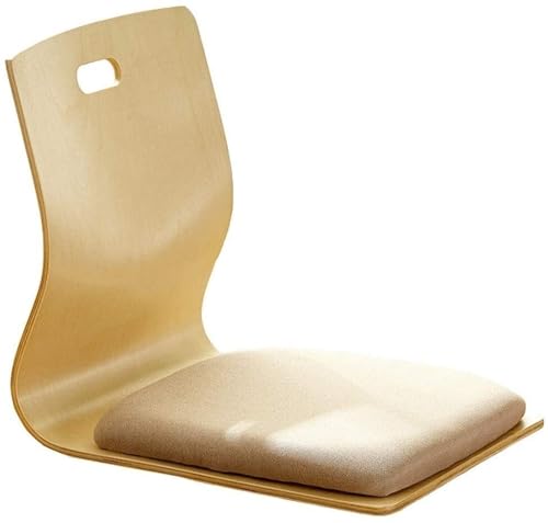 Canapé de sol pliable en bois moderne et grand coussin de tapis