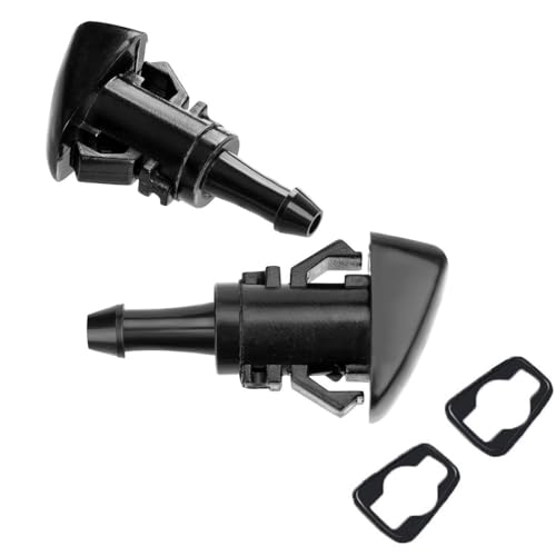 JEYORZY 2 Pièces Windsheild Essuie-Glace Buses De Lavage, Jets Lave-Glace, Jets De Pulvérisation D'eau De Brouillard De Pare-Brise Avant, Jet De Pulvérisation D'essuie-Glace De Buse De Lave-Glace