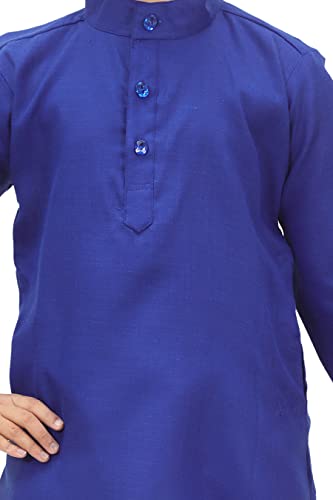 Image of KGN Boys Cotton Blend Regular Solid-Punjabi /Kurta Pajama Set | KGN07 |